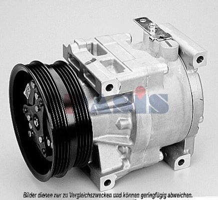 AKS Dasis 850007N - Компресор, кондиціонер autocars.com.ua