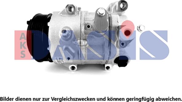AKS Dasis 850205N - Компресор, кондиціонер autocars.com.ua