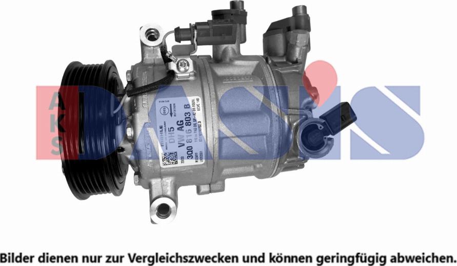 AKS Dasis 850401N - Компрессор кондиционера autodnr.net