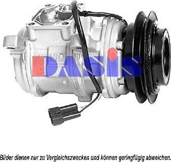 AKS Dasis 850438N - Компресор, кондиціонер autocars.com.ua