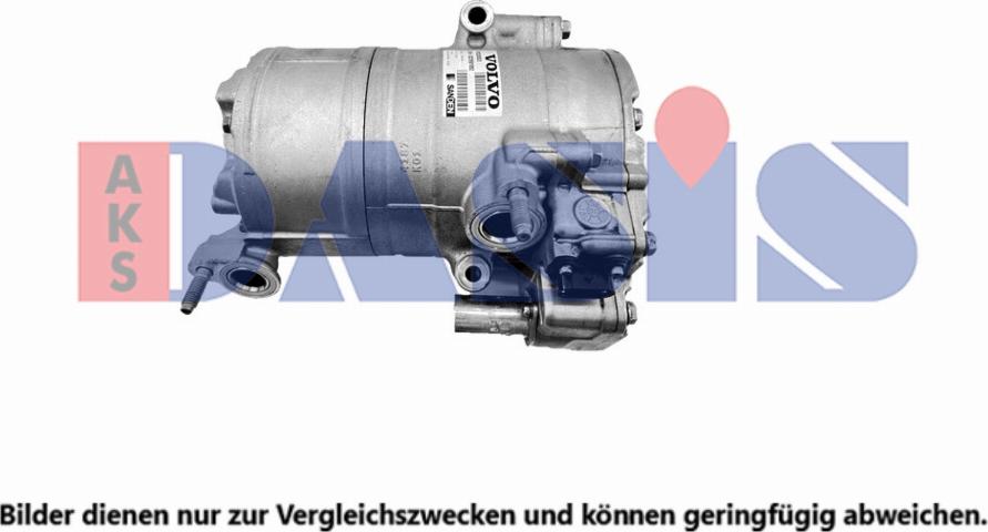 AKS Dasis 850460N - Компрессор кондиционера autodnr.net