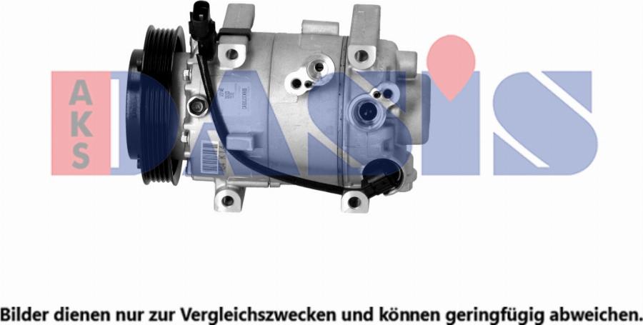 AKS Dasis 850588N - Компресор, кондиціонер autocars.com.ua
