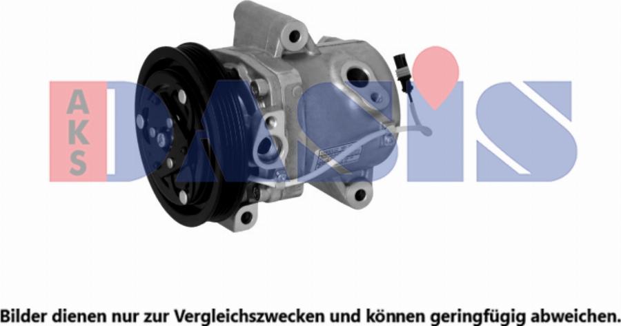 AKS Dasis 850607N - Компресор, кондиціонер autocars.com.ua