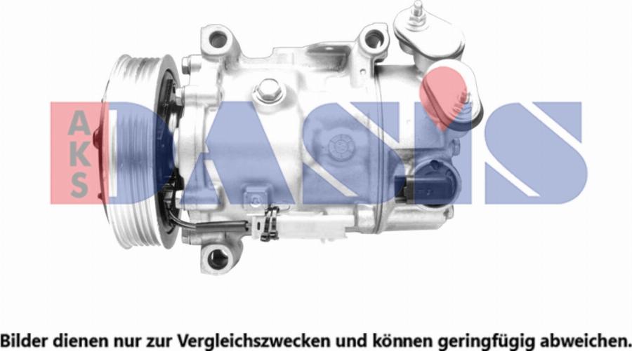 AKS Dasis 850656N - Компрессор кондиционера autodnr.net