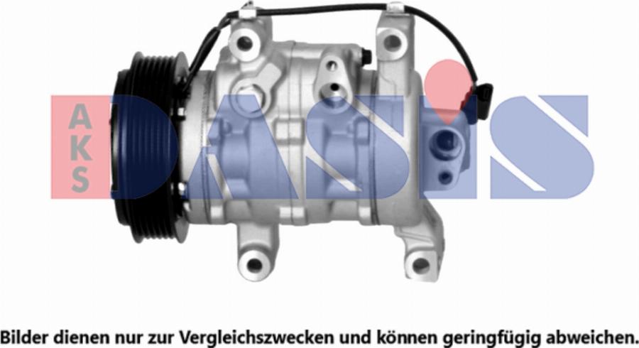 AKS Dasis 850737N - Компресор, кондиціонер autocars.com.ua