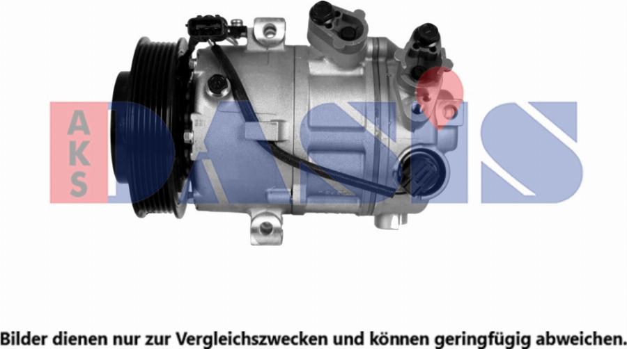 AKS Dasis 850750N - Компресор, кондиціонер autocars.com.ua