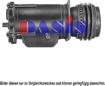 AKS Dasis 850800N - Компресор, кондиціонер autocars.com.ua