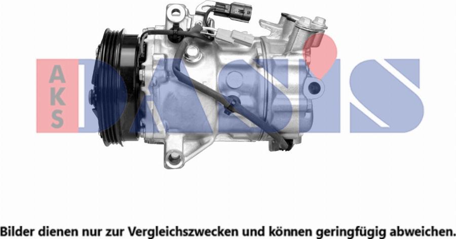 AKS Dasis 850802N - Компресор, кондиціонер autocars.com.ua