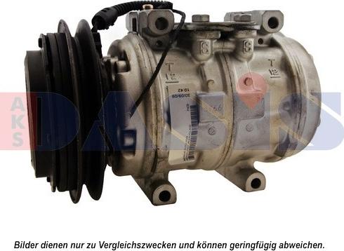 AKS Dasis 850938T - Компресор, кондиціонер autocars.com.ua