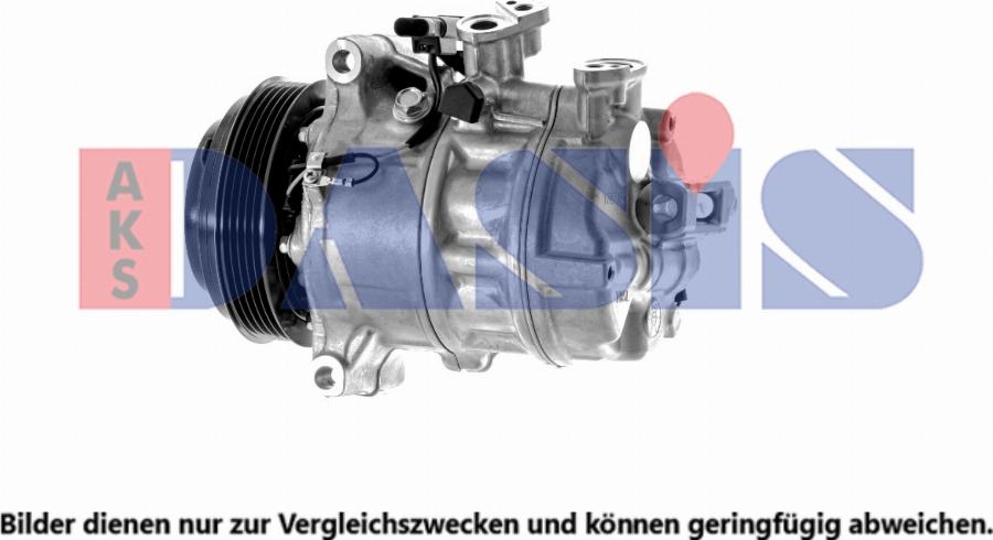 AKS Dasis 851000N - Компресор, кондиціонер autocars.com.ua