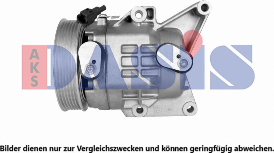 AKS Dasis 851087N - Компресор, кондиціонер autocars.com.ua