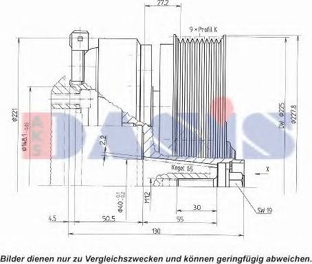 AKS Dasis 851248N - Компресор, кондиціонер autocars.com.ua