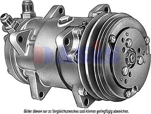 AKS Dasis 851727N - Компресор, кондиціонер autocars.com.ua