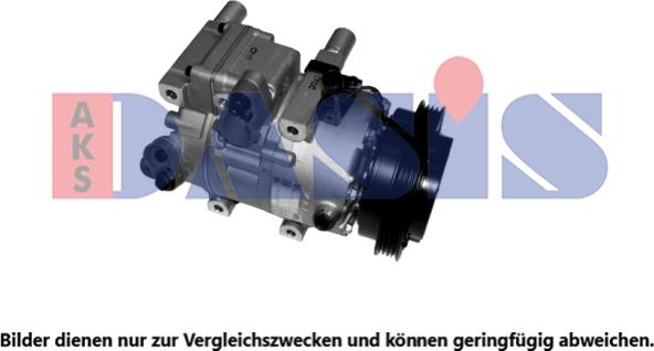 AKS Dasis 851947N - Компрессор кондиционера autodnr.net