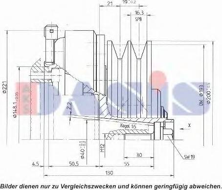 AKS Dasis 852436N - Компресор, кондиціонер autocars.com.ua