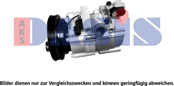 AKS Dasis 852559N - Компресор, кондиціонер autocars.com.ua