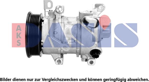 AKS Dasis 852624N - Компресор, кондиціонер autocars.com.ua