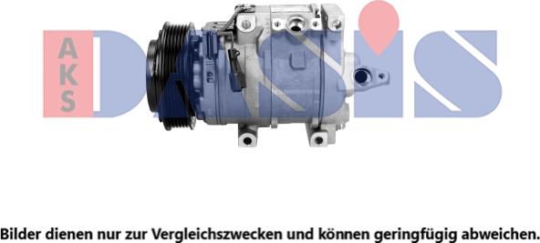 AKS Dasis 853061N - Компресор, кондиціонер autocars.com.ua