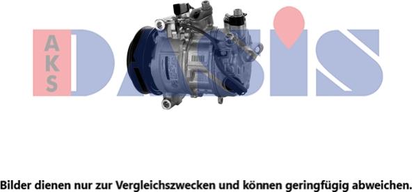AKS Dasis 853071N - Компресор, кондиціонер autocars.com.ua