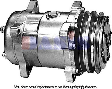 AKS Dasis 858453N - Компресор, кондиціонер autocars.com.ua
