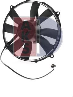 AKS Dasis 870590N - Вентилятор, конденсатор кондиціонера autocars.com.ua