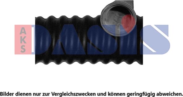 AKS Dasis 881655N - Шланг радіатора autocars.com.ua