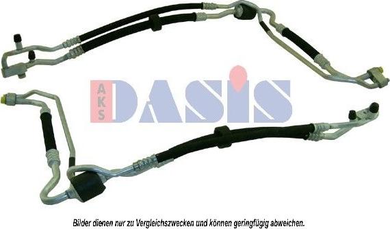 AKS Dasis 885374N - Трубопровід високого / низького тиску, кондиціонер autocars.com.ua