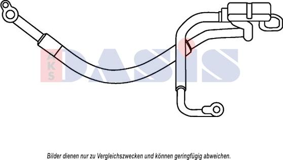 AKS Dasis 885822N - Трубопровод высокого / низкого давления, кондиционер autodnr.net