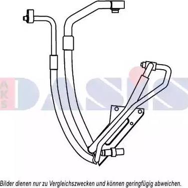 AKS Dasis 885852N - Трубопровод высокого давления, кондиционер autodnr.net