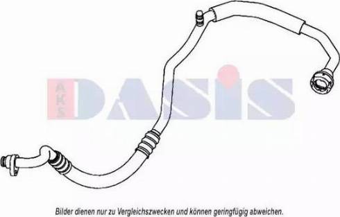 AKS Dasis 885885N - Трубопровід низького тиску, кондиціонер autocars.com.ua