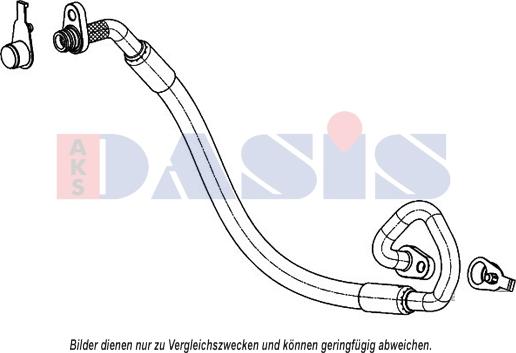 AKS Dasis 885896N - Трубопровод высокого давления, кондиционер autodnr.net
