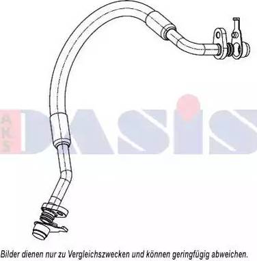 AKS Dasis 885908N - Трубопровід високого тиску, кондиціонер autocars.com.ua