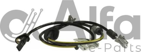 Alfa e-Parts AF00859 - Датчик ABS, частота обертання колеса autocars.com.ua
