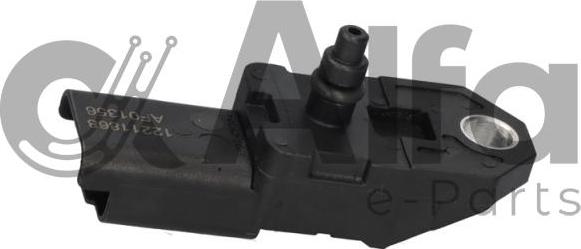 Alfa e-Parts AF01356 - Датчик, тиск у впускний трубі autocars.com.ua