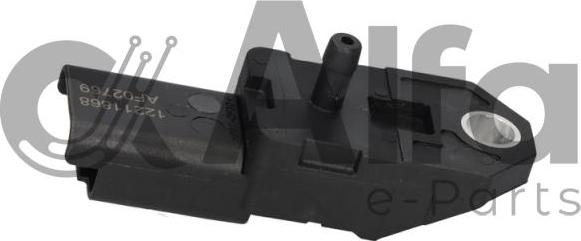 Alfa e-Parts AF02769 - Датчик, тиск у впускний трубі autocars.com.ua