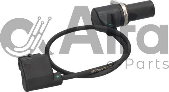 Alfa e-Parts AF03039 - Датчик імпульсів, колінчастий вал autocars.com.ua