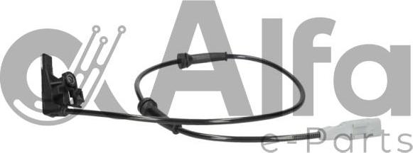 Alfa e-Parts AF03868 - Датчик ABS, частота обертання колеса autocars.com.ua