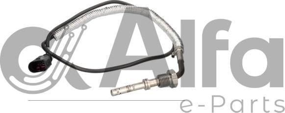 Alfa e-Parts AF09781 - Датчик, температура вихлопних газів autocars.com.ua