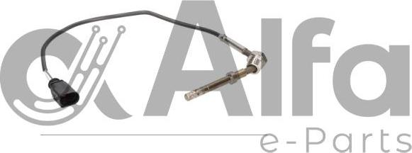 Alfa e-Parts AF09918 - Датчик, температура вихлопних газів autocars.com.ua