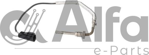 Alfa e-Parts AF09968 - Датчик, температура вихлопних газів autocars.com.ua