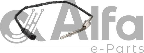 Alfa e-Parts AF09975 - Датчик, температура вихлопних газів autocars.com.ua