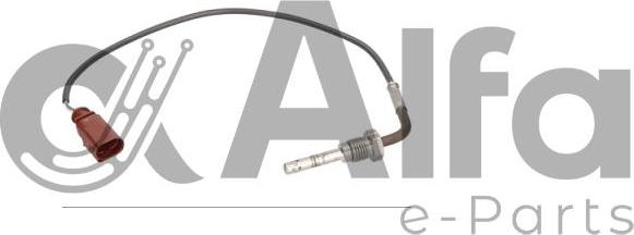 Alfa e-Parts AF10106 - Датчик, температура вихлопних газів autocars.com.ua