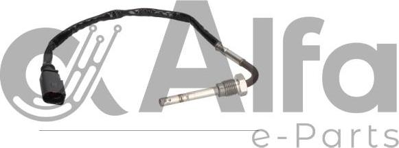 Alfa e-Parts AF10166 - Датчик, температура вихлопних газів autocars.com.ua
