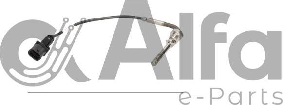 Alfa e-Parts AF13908 - Датчик, температура вихлопних газів autocars.com.ua