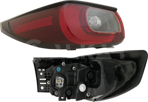 Alkar 2215906 - Задній ліхтар autocars.com.ua