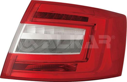 Alkar 2222569 - Задній ліхтар autocars.com.ua
