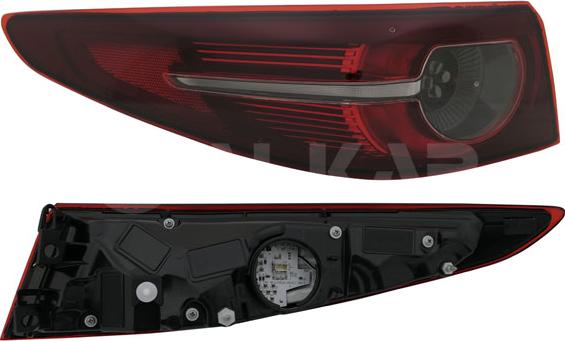 Alkar 2239652 - Задній ліхтар autocars.com.ua