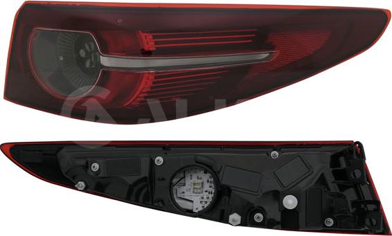 Alkar 2240652 - Задній ліхтар autocars.com.ua