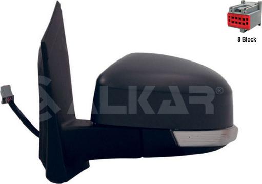 Alkar 6149401 - Зовнішнє дзеркало autocars.com.ua