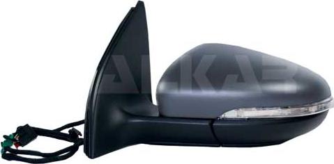Alkar 6139124 - Зовнішнє дзеркало autocars.com.ua
